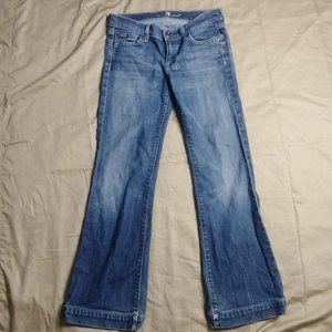 7 for all Mankind Distressed Dojo Jeans Size 27